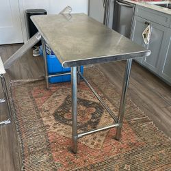 Stainless Steel Kitchen Table 