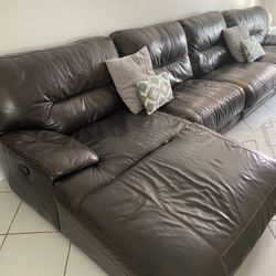 Leather Couch 