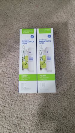 2 brand new GE MSWF refrigerator water filter. (MUST SELL TODAY)