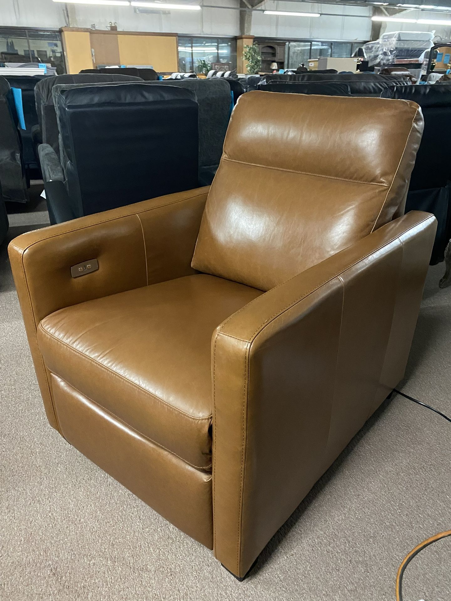 West Elm Harris Leather Power Recliner SET OF 2