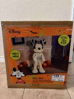 Disney Halloween 4 Ft Mickey Mouse Animatronic