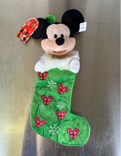 Mickey Mouse stocking with original tags