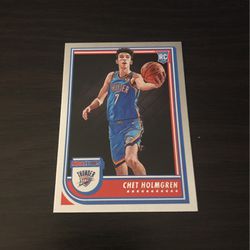 2022-23 NBA Hoops Chet Holmgren - Rookie Card - Oklahoma City Thunder 