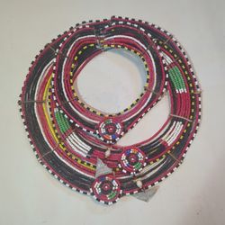 Beaded Art of The Maasai People east African countries of Kenya and Tanzania 