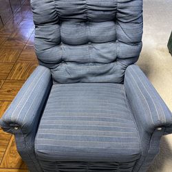 Blue Recliner Chair – Fair Condition