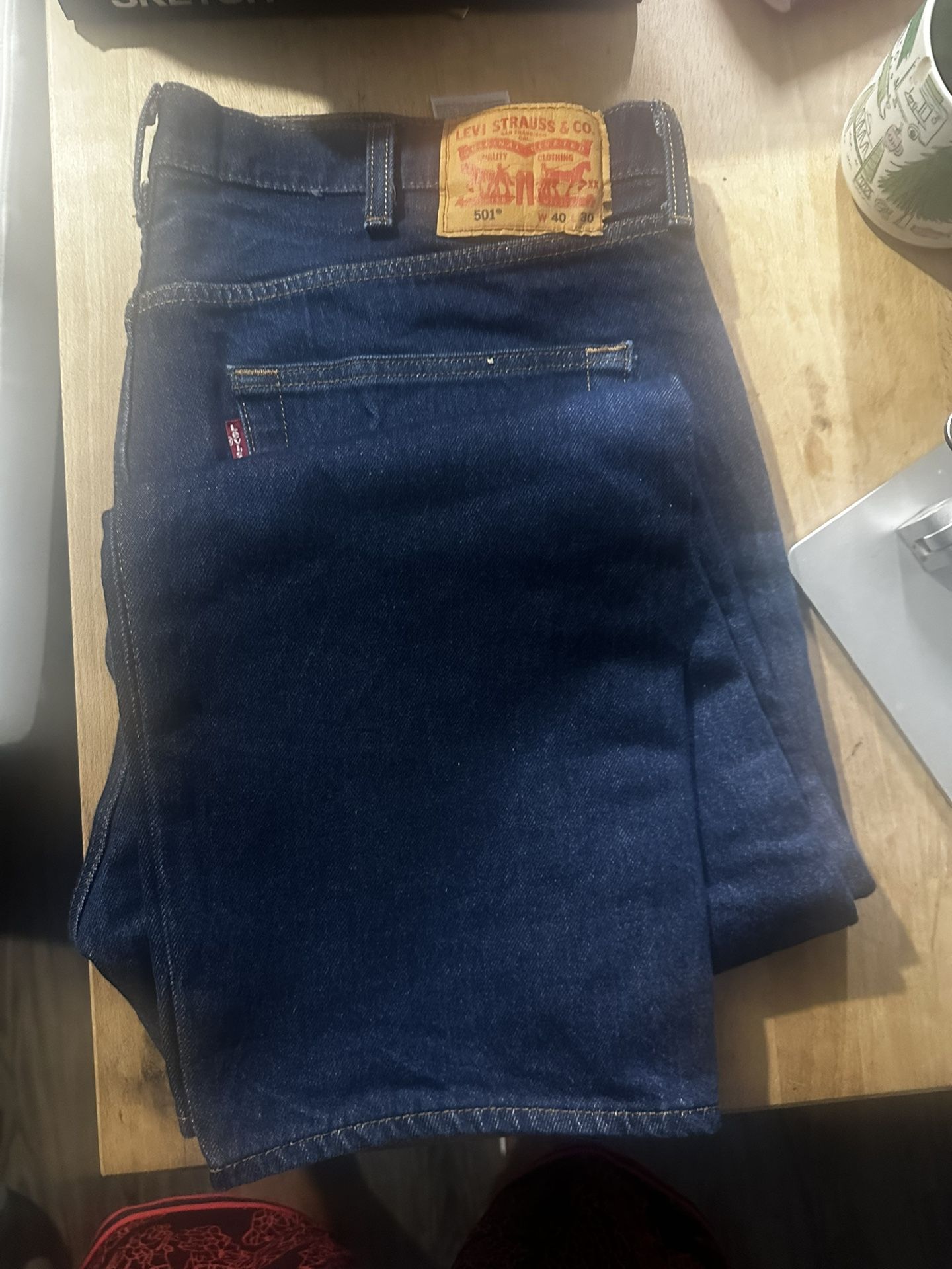 3 Pairs of Levi’s Jeans – Size 40x30 (501 & 505) – $50 for All