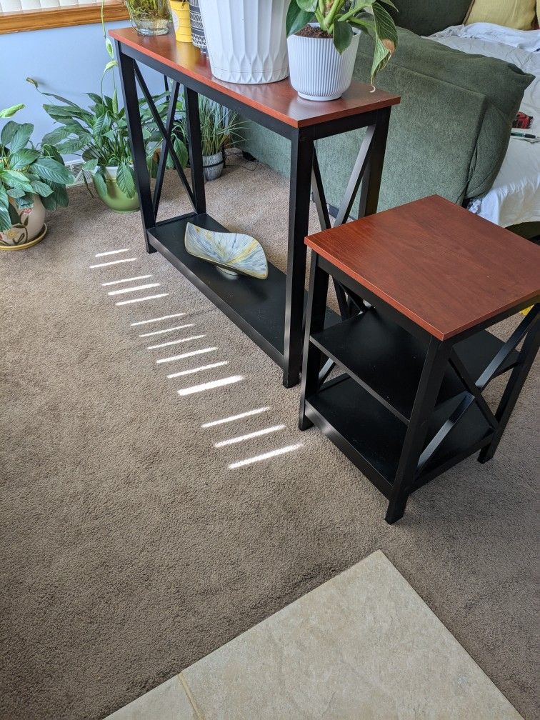 Modern Console & Side Table Set - X Marks the Style!