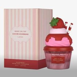 Lattafa Give Me Gourmand Berry on Top by Lattafa EAU DE PARFUM SPRAY 2.5 OZ for WOMEN