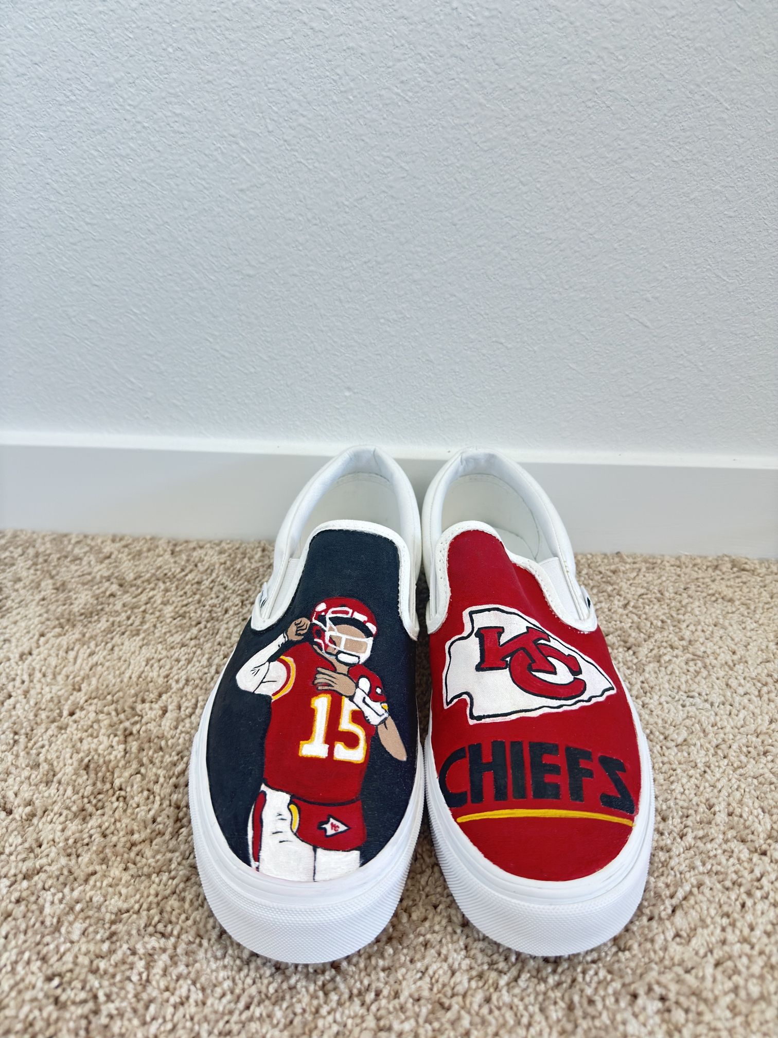 Custom Chiefs Vans Size 11 Men’s