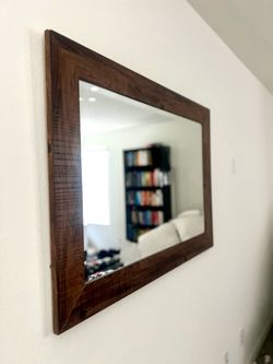 Large wall mirror