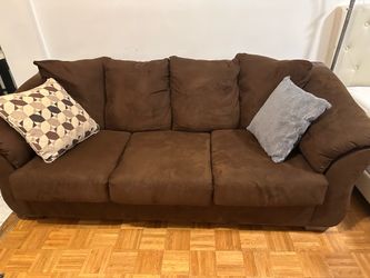 Brown sofa very comfortable like you