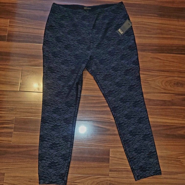 Women's XL New Lace Strechy Pants