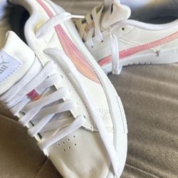 Puma white leather sneakers 5.5 For Women 