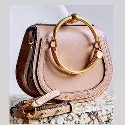 Chloe Leather Small Nile Bracelet Shoulder Bag