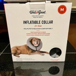 Well & Good Inflatable Dog Collar - Size M