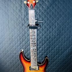 Schecter C-1 Classic 2000's- Antique Amber And VINE INLAY NECK - Great guitar
