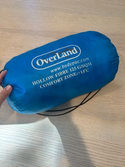 Sleeping bag rated +15C / 59F