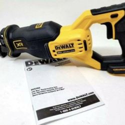DeWalt 20V XR Cordless Reciprocating Saw, Tool Only