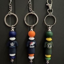 NFL Jersey  Keychains - 4 Pictures - See Info