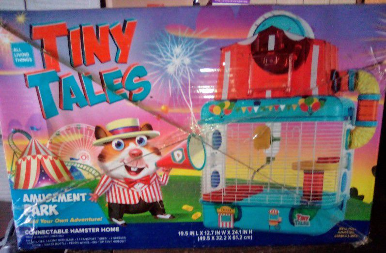 TINY TALES AMUSEMENT PARK HAMSTER CAGE