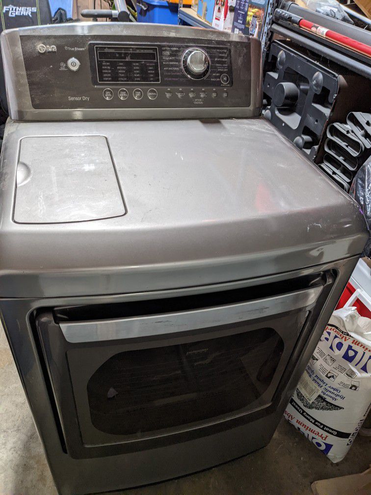 Used Electric 7.3 Cu Ft Ultra Large Capacity Steam Dryer