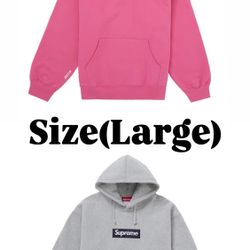 Supreme Box Logo hoodies (Medium-Large-Xl-XXL)