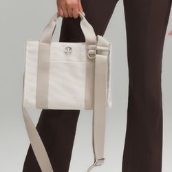 Two-Tone Canvas Mini Tote Bag 4.5L