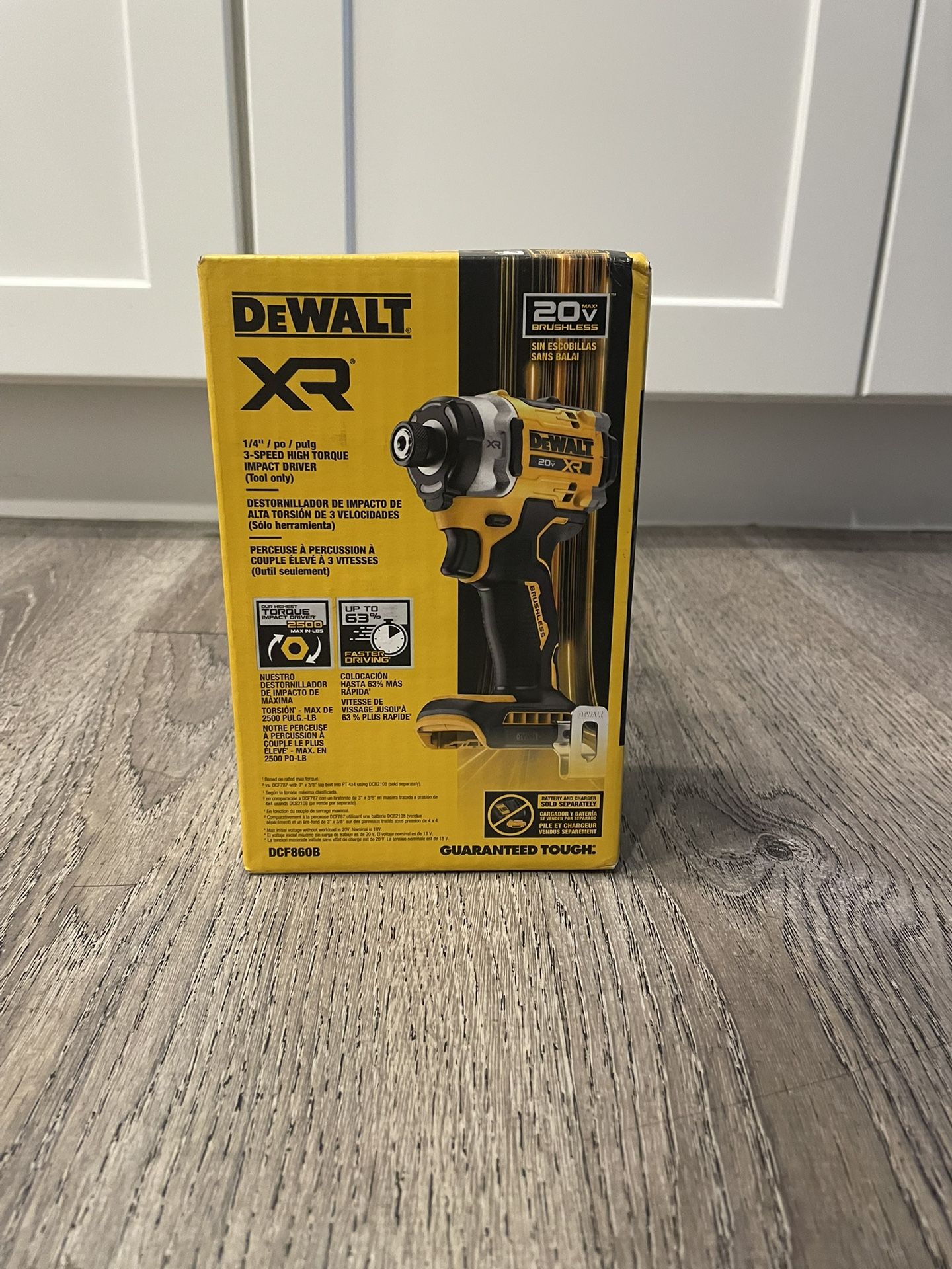 New 1/4” 3-SPEED HIGH TORQUE IMPACT DRIVER (Tool Only Solo Herramienta)
