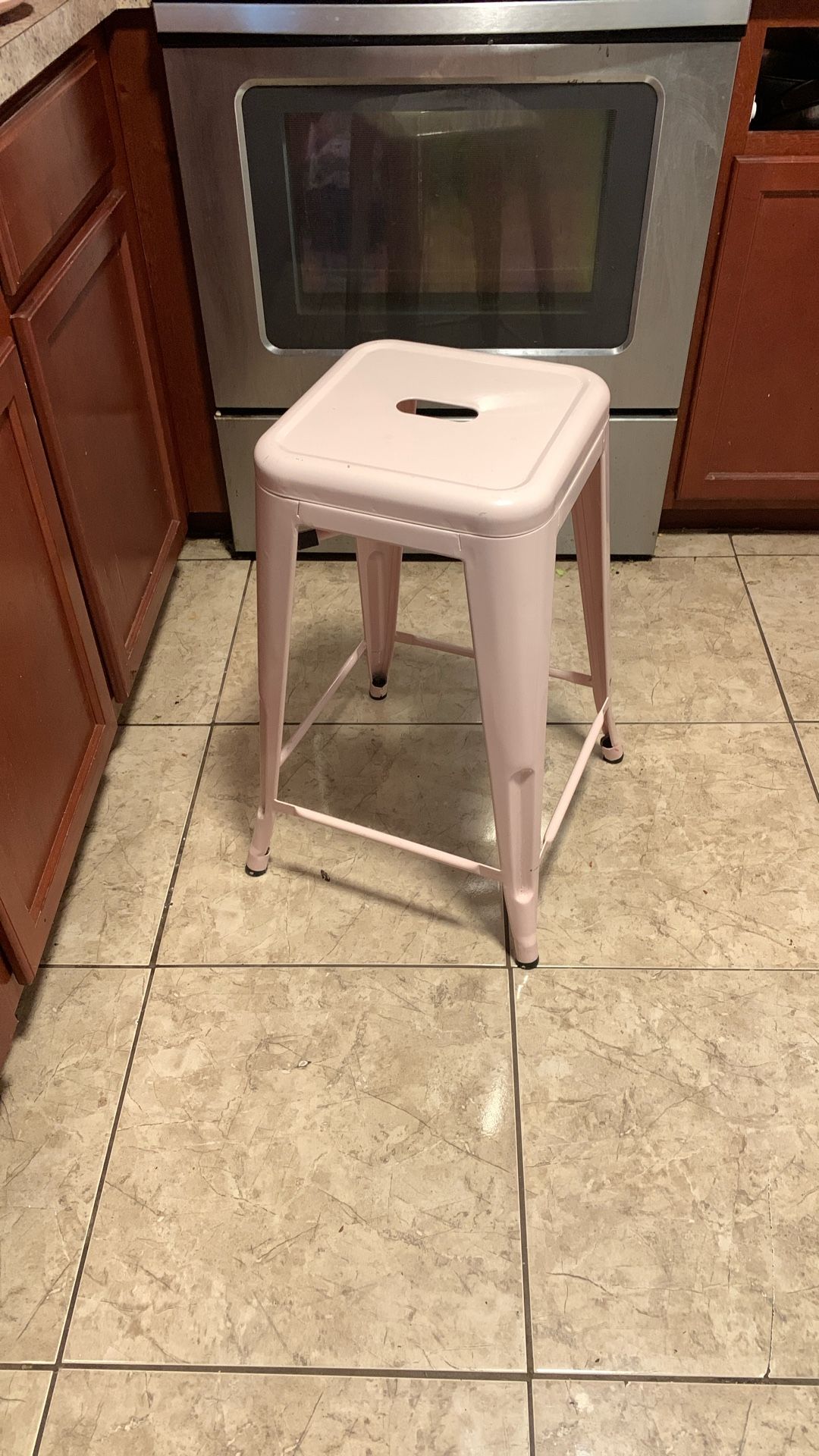 Pink Chair Stool