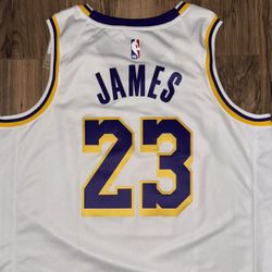 New Men’s Size Large & XL Nike LA Lakers LeBron James Jersey 