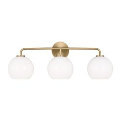 Generation Lighting Orley 26.5 in 3-Light Satin Brass Vanity Light (contact info removed)-848