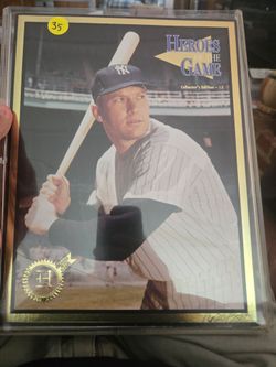 Heroes of the game mickey mantle magazine
