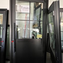 2-entry  doors 48x96 self closing -in / out swing