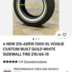 Vogue Tires 215-65R15