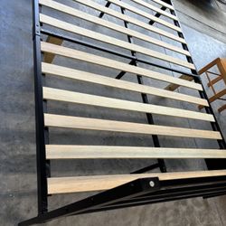 Bed Frame Queen Size +shelf + Chair 