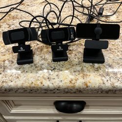 Nexigo Webcams with privacy shutters 