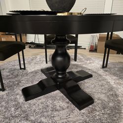 Black Dinning Table -Chairs Not Included 