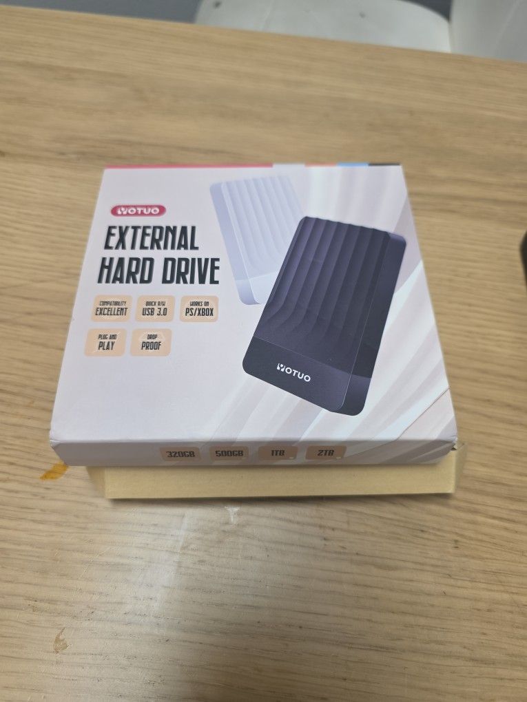 Portable External Hard Drive Storage Expansion Mobile HDD USB 3.0 for PC, Mac, Desktop, Laptop, PS4, PS5, Xbox One X/S, Xbox 360, Xbox Series X/S, Off