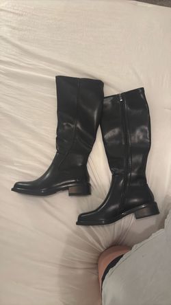 Black Knee-High Boots