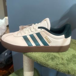 Adidas Low-Top Sneakers White Teal Gum Sole