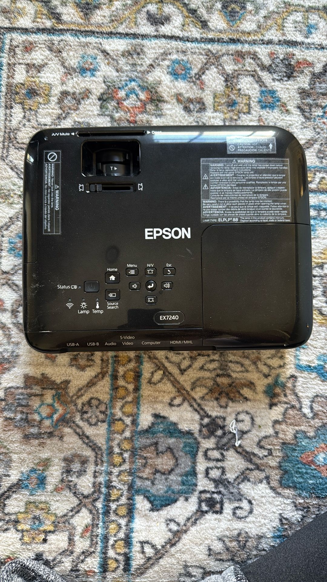EPSON pro EX7240 LCD Projector