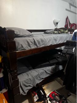 Bunk Bed Frame and mattresses