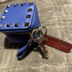 Valentino Rock stud Cube In cobalt blue