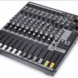 8 Channel Audio Mixer w/ Built-In Effects – Perfect for DJ, Podcast, Church & Studio