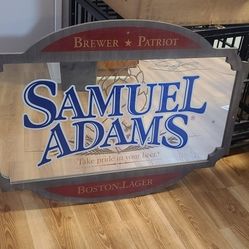 Samuel Adams Bar Back Mirror