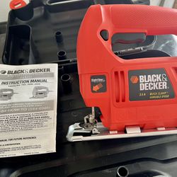 Black & Decker Single and Variable Speed Quick Clamp Jig Saw 3.5A