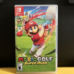 Mario Golf Super Rush for Nintendo Switch video game console system or Lite or OLED bros Brothers