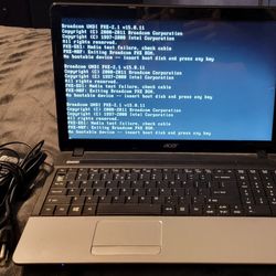 Acer Laptop (Parts Only) No Harddrive