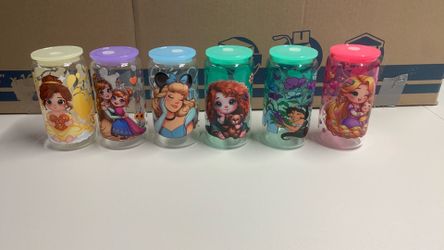 Princess 16oz glass cups