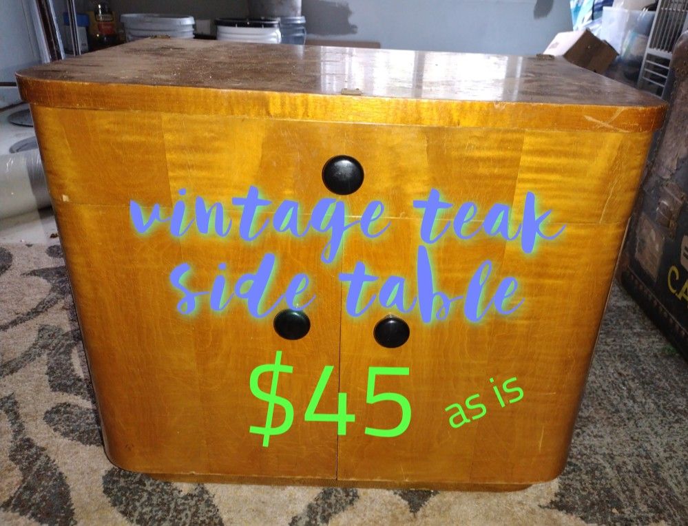 Vintage Teak Side Table